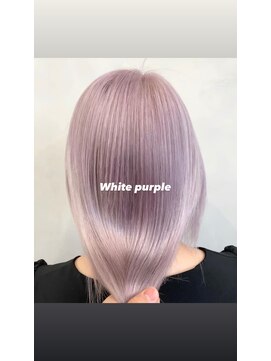 エイト ヘアサロン 渋谷本店(EIGHT) ホワイトパープル