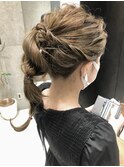 ポニーテールアレンジ♪