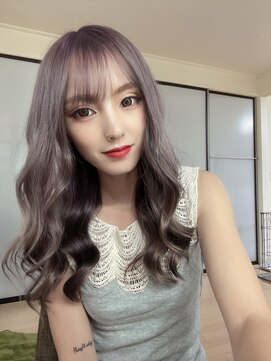 ニノ(nino) 【NINO】パープル/グレージュ