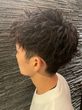 ヒロギンザ 青山店(HIRO GINZA) ツーブロックアップバング