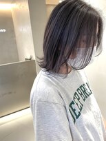 コード(Chord)&nbsp;極細highlight、シルバーベージュ、切りっぱなし［谷合