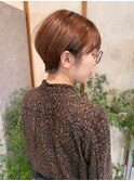 #耳だしショート#小顔補正立体カット#ヘルシースタイル◎30代