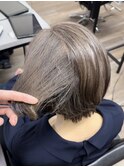 白髪ぼかし/脱白髪染め/ショート/ショートボブショートヘア