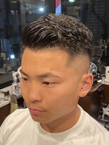 バルビエ グラン 銀座(barbier GRAND) フェード × アイロンパーマ