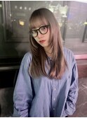 【Anli】ウルフカット×ベージュ
