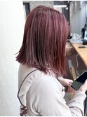 ブラウンレッド*ブリーチなしダブルカラー