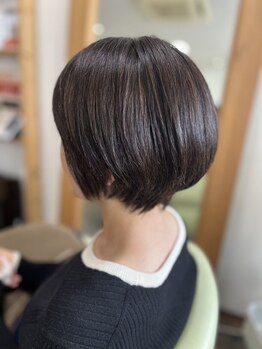 ショートヘアの美しさを発揮！カウンセリング特化で“なりたい”にとことんこだわり、寄り添います◎