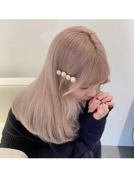 ベレーザ 渋谷(BELEZA) 5368ミルクティーアッシュベージュハイトーンカラー韓国レイヤー