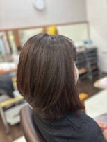 リベーヌプラス ◎カールセミディシアカラーワンカール前髪カット小顔カット