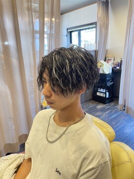 ヘアーイーダッシュ(HAIR E') ツイスパホワイトメッシュ