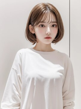 ケンジ 洋光台(KENJE) 韓国ボブ(シースルーバング顔周りカット)【スタイリスト桂口】