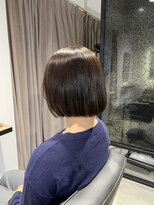 アリーズ シブヤ(ALLYS shibuya)&nbsp;バッサリボブ×オリーブグレージュ