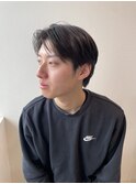 【王道モテ】20代30代/刈り上げショート/アップバング/黒髪