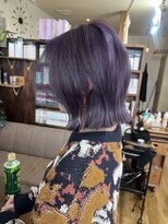 バンビ プライベート サロン(Bambi private salon) Bambi*ラベンダーアッシュ　ミディアム　ボブ