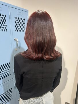 キュエム(Cuem) 【Cuem 諏訪】レッドブラウン 暖色カラー ブリーチ無し