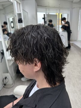 ルートバイドット 町田店(root by dot.) センターパートウルフ×ツイストスパイラルパーマ