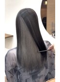Black×silver インナーカラー