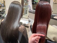 パウダーヘアー(powder hair)の雰囲気（従来よりもナチュラルに仕上がる髪質改善ストレートが得意です）