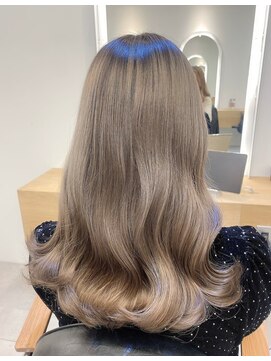 ジーナ 船橋(Zina) 髪質改善＊ロングレイヤーグレーベージュ＊美髪【Zina船橋】