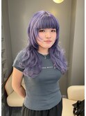 ブルーラベンダー　ロングウルフ！