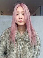 アルバム 渋谷パルコ(ALBUM)&nbsp;ロング顔周りレイヤーくびれヘア韓国ヘアおくれ毛_F20634