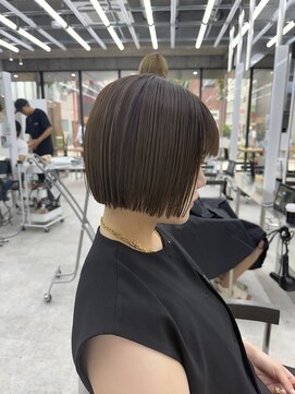 ビューブルー 亀戸錦糸町(VIEW BLUE) 美髪シアーカラー髪質改善レイヤーカット切りっぱなしボブ