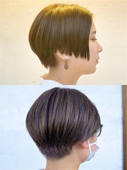 ネモヘアーワークス(nemo hair works)の写真/経験豊富なスタイリストが担当！360°美シルエットなショート＆ボブで朝の時短を叶える☆