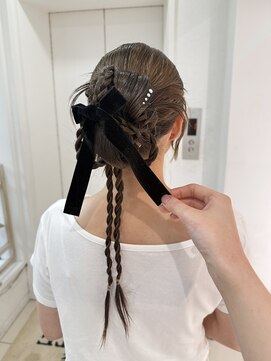 フォルテ 表参道店(FORTE) お呼ばれアレンジヘア・透明感カラー