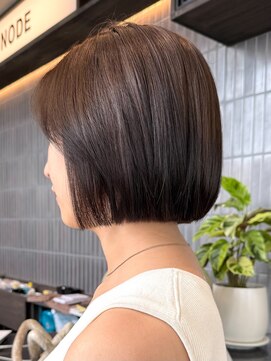 ノード(NODE) 栄小顔丸みボブ