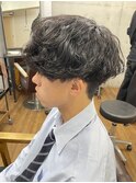 マッシュ×シャドウパーマ