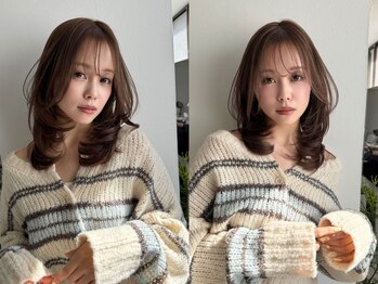 レアル 心斎橋 大阪(REAL)の写真/【心斎橋徒歩4分】顔周りのデザインにこだわるカット×デザインカラーで、あなたの魅力を引き出します!