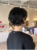 【HOLIDAYS】ボリュームが欲しい方に◎ショートボブ×パーマ