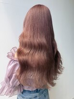 ロックス バイ マグ 松本(rocks BY MAG) ブリーチカラー×透明感ピンクベージュ◎韓国風くびれヘア
