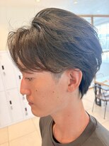 グランデュール 東静岡池田店(GRANDEUR) 毛流れニュアンスパーマセンターパート/静岡メンズ