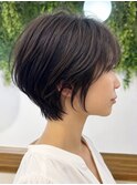 顔型別ヘアスタイル/似合わせ診断/ショートボブ/小顔