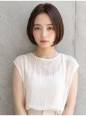 夏映え丸みボブ