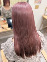 ジャミン 長嶺店(Jammin.)&nbsp;デザインカラーピンクベージュ×ケアブリーチ9.20