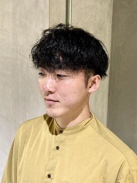 クロワ(croix) ソフトツイストスパイラルパーマ× マッシュショート
