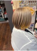 【札幌大通】ミルクティー×イエローイヤリングカラ