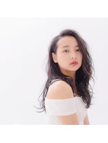 パティオンツー(PATIONN2)&nbsp;大人っぽいかきあげアップバングゆるふわウェーブセミロング☆