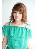 クライブヘアー 佐倉店(CRiB hair)&nbsp;ミルクティからーが可愛い切りっぱなし外ハネボブ☆