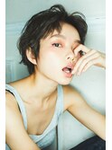 ジェンダーレスニュアンスショート☆クールダークグレージュ