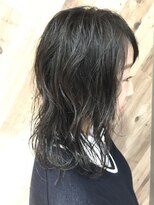 ノーブル 白金台店(Noble by PROGRESS)&nbsp;お客様 ミディアムナチュラルウェーブ