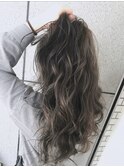 上品クリアベージュ×ラフウェーブ