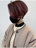 美フォルムショート ピンクベージュ