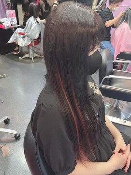 アンリップ ジー(salon unripＧ) h.i ブラックインナーレッド