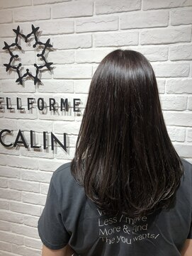 ヘア スパ ビューティー エールフォルム(HAIR SPA BEAUTY YELLFORME) 透明感サファイアアッシュ×シャギーレイヤー