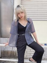 リアイス(Re:ICE)&nbsp;ミニウルフ/くすみブルー/流れるレイヤー/インナーハイライト