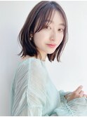 外ハネボブ×柔らかベージュ［髪質改善/池袋&目白&大塚］