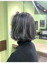 ワイズヘアースタジオ(y'z hair studio)&nbsp;ショートボブ×ハイライト